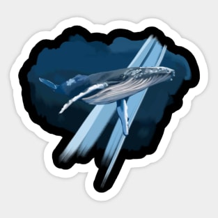 Humpback Whale Sticker